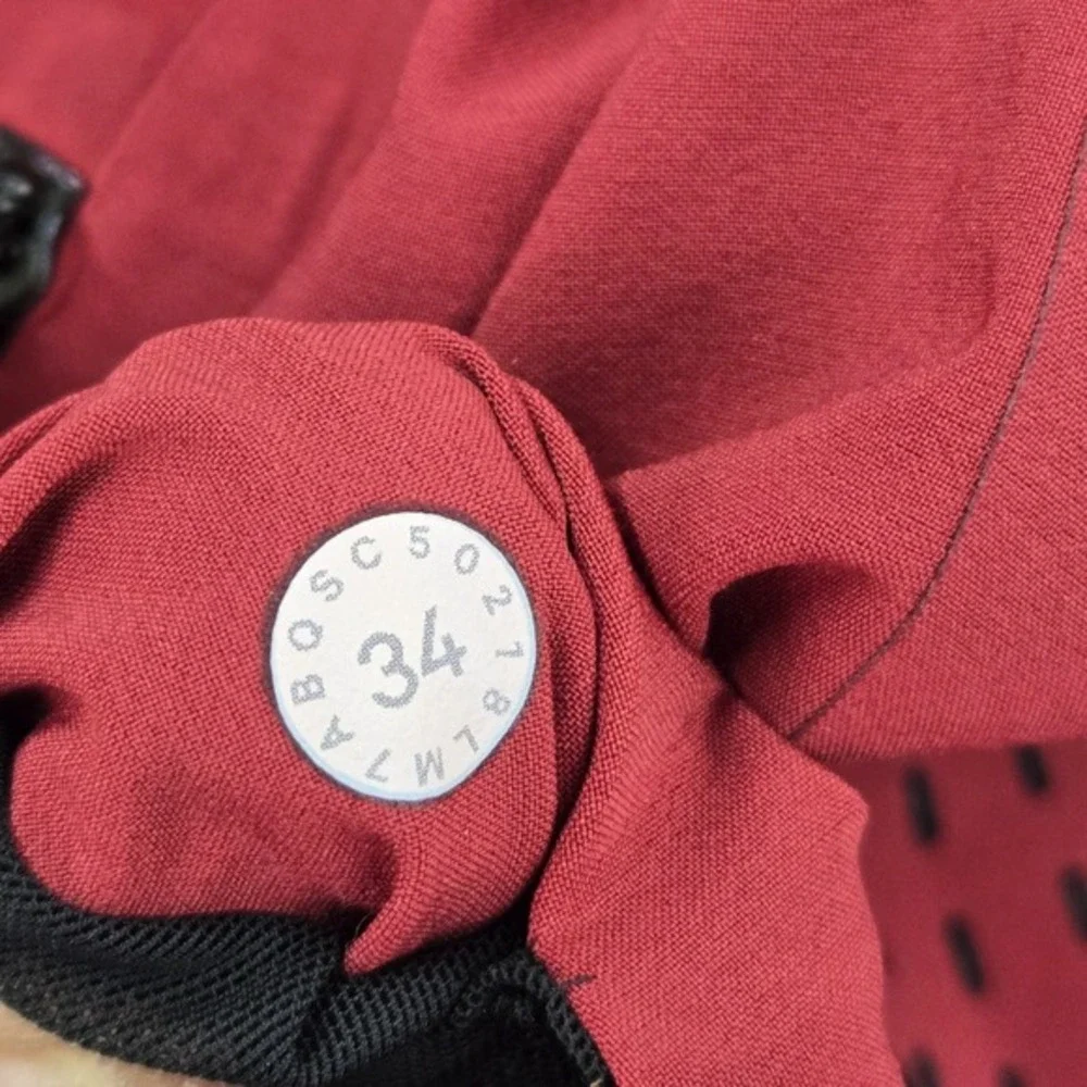 Lululemon Men Activewear Shorts 34‎ Red Current State Breathe Logo 9.5